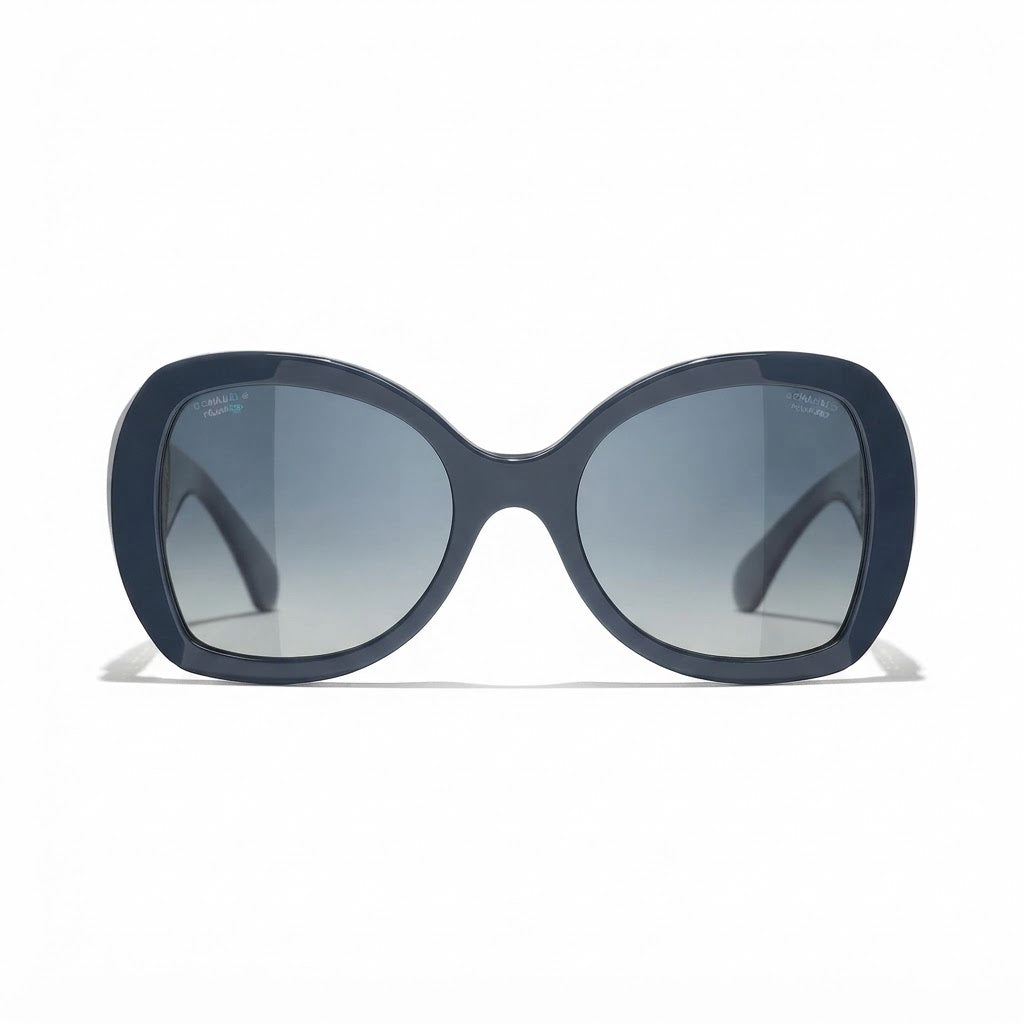Chanel Women Butterfly Blue Sunglasses