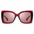 Chanel Women Square Burgundy & Pink Sunglasses