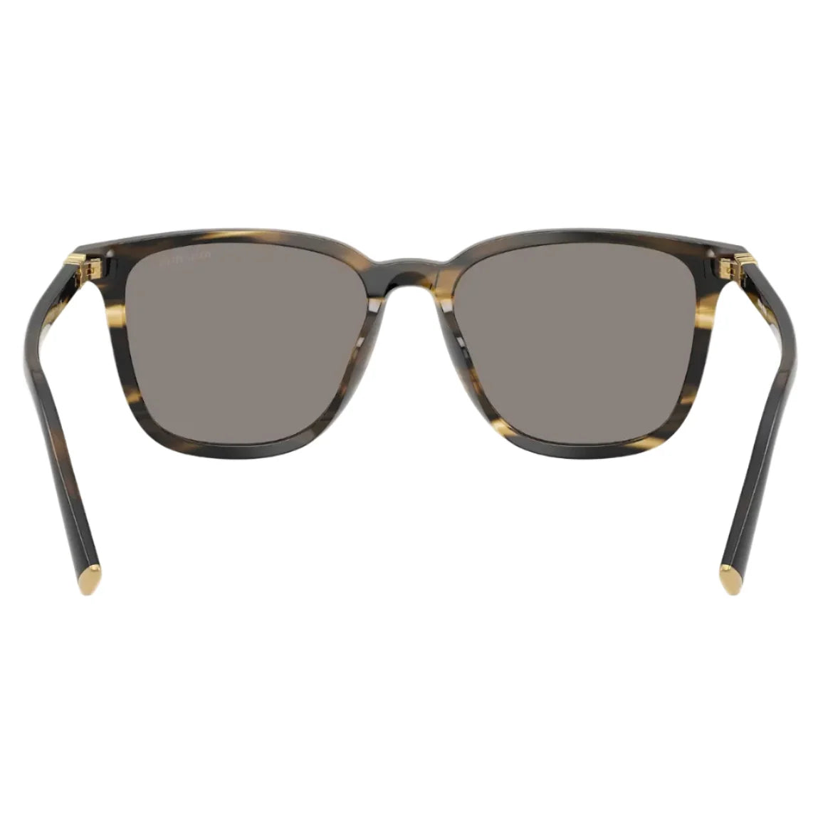 Miu Miu Women Square Striped Loden Tortoise / Dark Grey Sunglasses