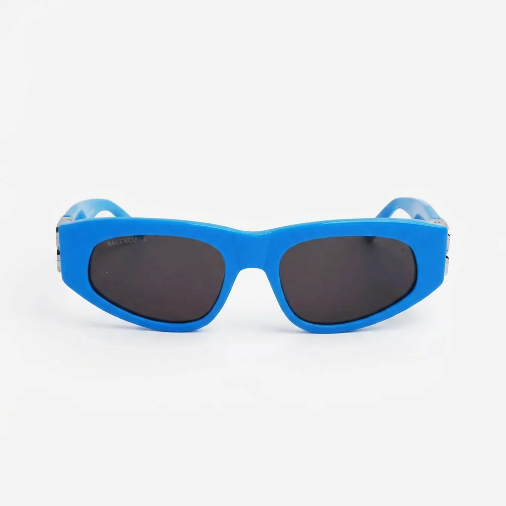 Balenciaga Women Dynasty Blue / Grey D-Frame Sunglasses