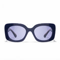 Chanel Women Square Blue Sunglasses