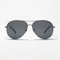Chanel Women Pilot Titanium & Calfskin Brown Sunglasses