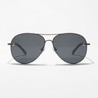 Chanel Women Pilot Titanium & Calfskin Brown Sunglasses