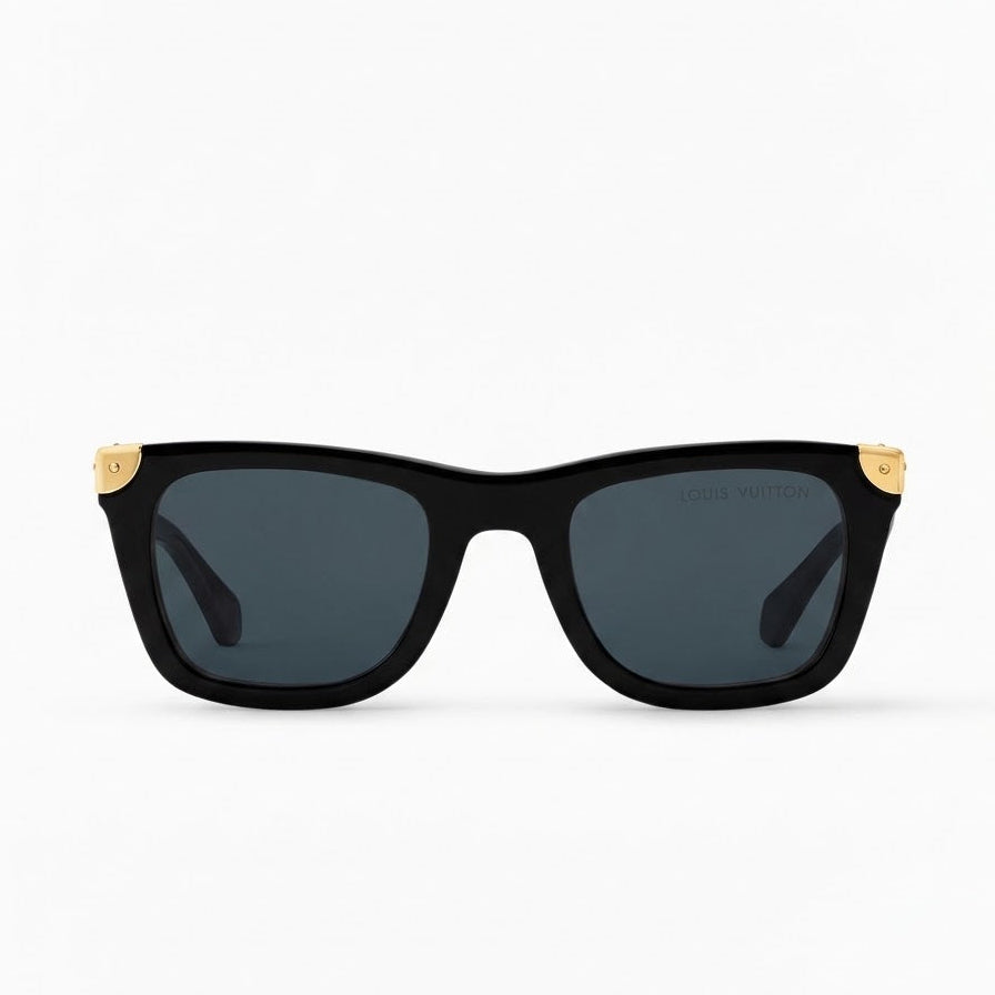 Louis Vuitton Men Heritage Square Black Sunglasses
