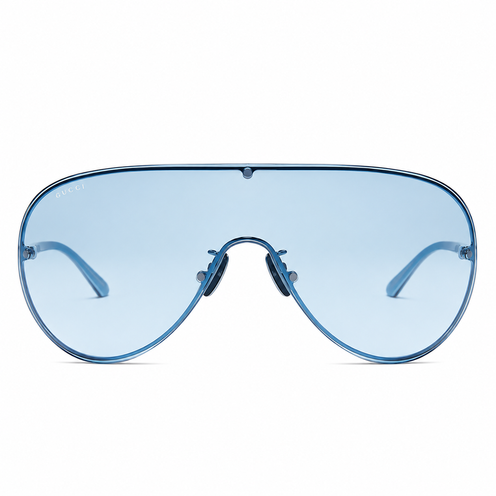 Gucci Unisex Mask Frame Blue Sunglasses
