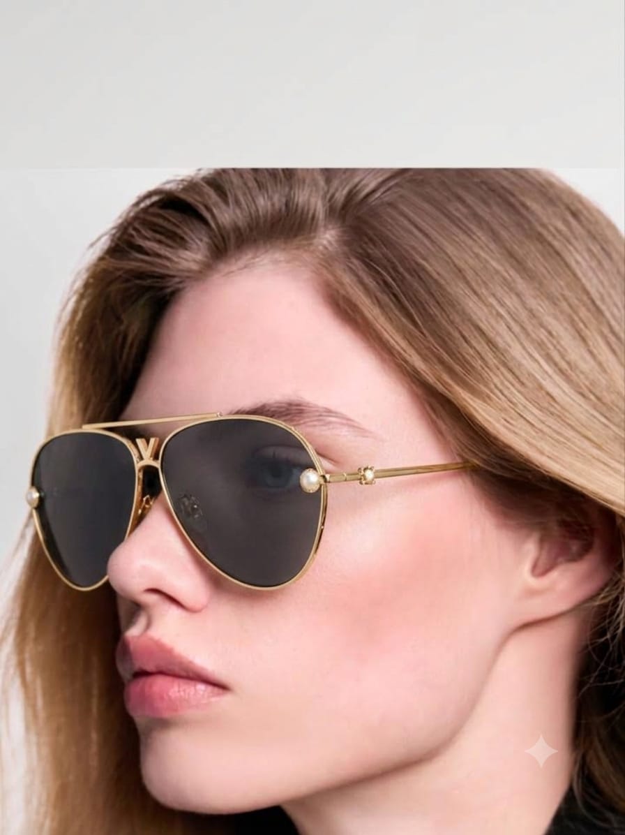 Louis Vuitton Women Pearl Twirl Pilot Sunglasses