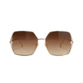 Louis Vuitton Women Square Frame Desert Brown Sunglasses