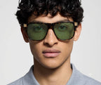 Louis Vuitton Men City Large Square Green Sunglasses
