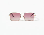 Miu Miu Runway SMUC53 Women Pale Gold / Peony Bio Gradient Sunglasses
