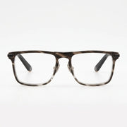 Philipp Plein Men's Plein First Love VPP019M 0XAS Transparent Striped Grey Eyeglasses