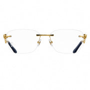 Cartier Panthère de Rimless women Rectangular Gold Finish Temple Optical Glasses