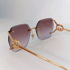 Gucci Women 1980s Pink Sunglasses