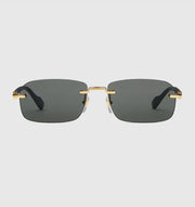 Gucci Men Rectangular Frame Sunglasses
