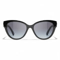 Chanel Women Butterfly Black Grey Gradient Sunglasses