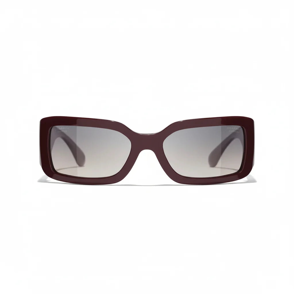 CHANEL Women Rectangle Brown Sunglasses CH5526