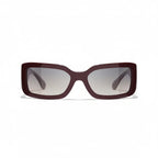CHANEL Women Rectangle Brown Sunglasses CH5526