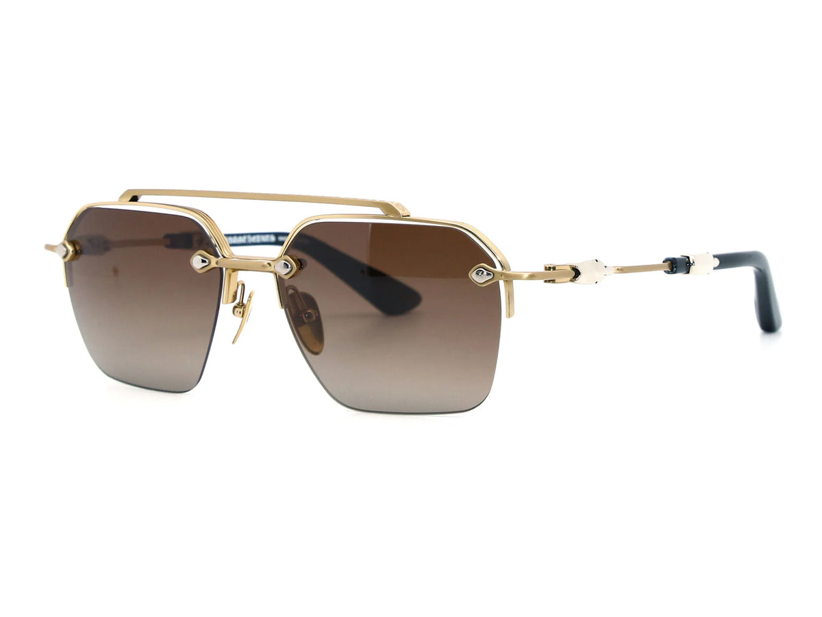 Chrome Hearts Bidi Esem 3090 Unisex Gold Frame / Brown Gradient Sunglasses