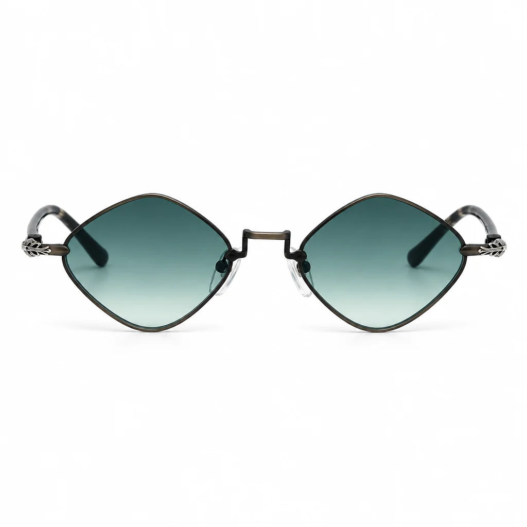 Chrome Hearts Diamond Dog 2154 Unisex Tortoiseshell & Black Diamond Sunglasses