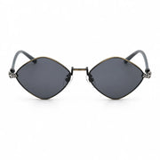 Chrome Hearts Diamond Dog 1412 Unisex Black Dark Grey Oval Diamond Sunglasses