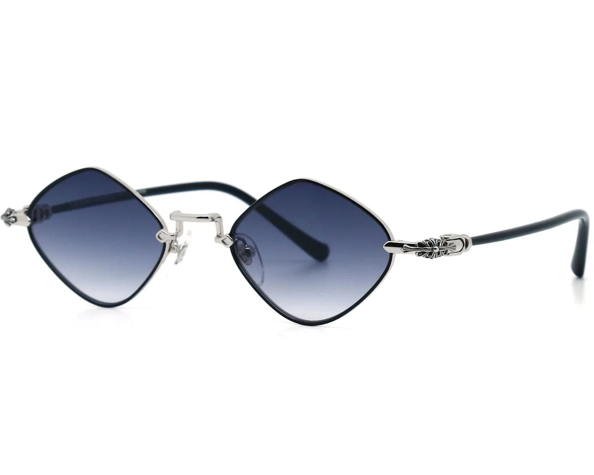 Chrome Hearts Diamond Dog 2159 Unisex Grey Diamond Sunglasses