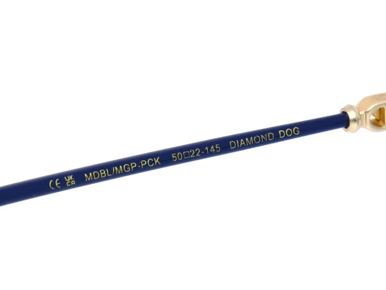 Chrome Hearts Diamond Dog 2152 Exclusive Blue Glasses