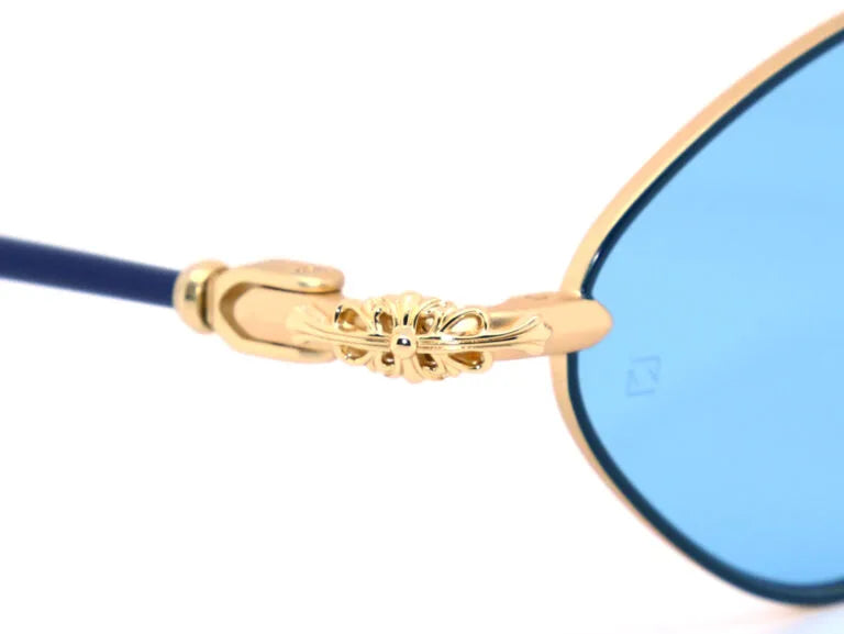 Chrome Hearts Diamond Dog 2152 Exclusive Blue Glasses