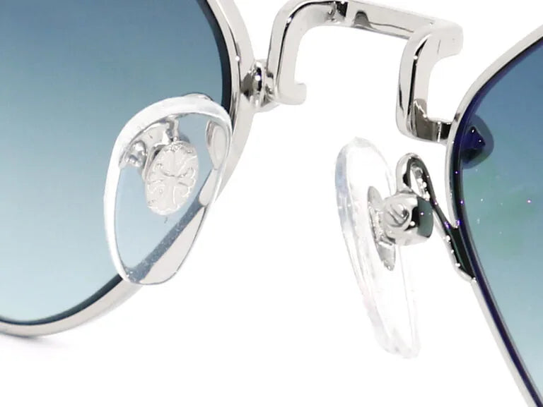 Chrome Hearts Diamond Dog 2153 Unisex Silver & Tortoiseshell Diamond Sunglasses