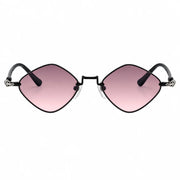 Chrome Hearts Diamond Dog 2158 Unisex Black & Burgundy Diamond Sunglasses