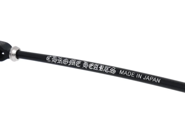 Chrome Hearts Diamond Dog 2158 Unisex Black & Burgundy Diamond Sunglasses