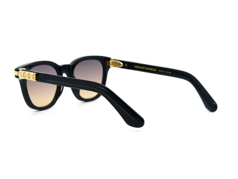 Chrome Hearts Smoke Show 3358 Unisex Gold & Black Gothic Round Rectangular Sunglasses