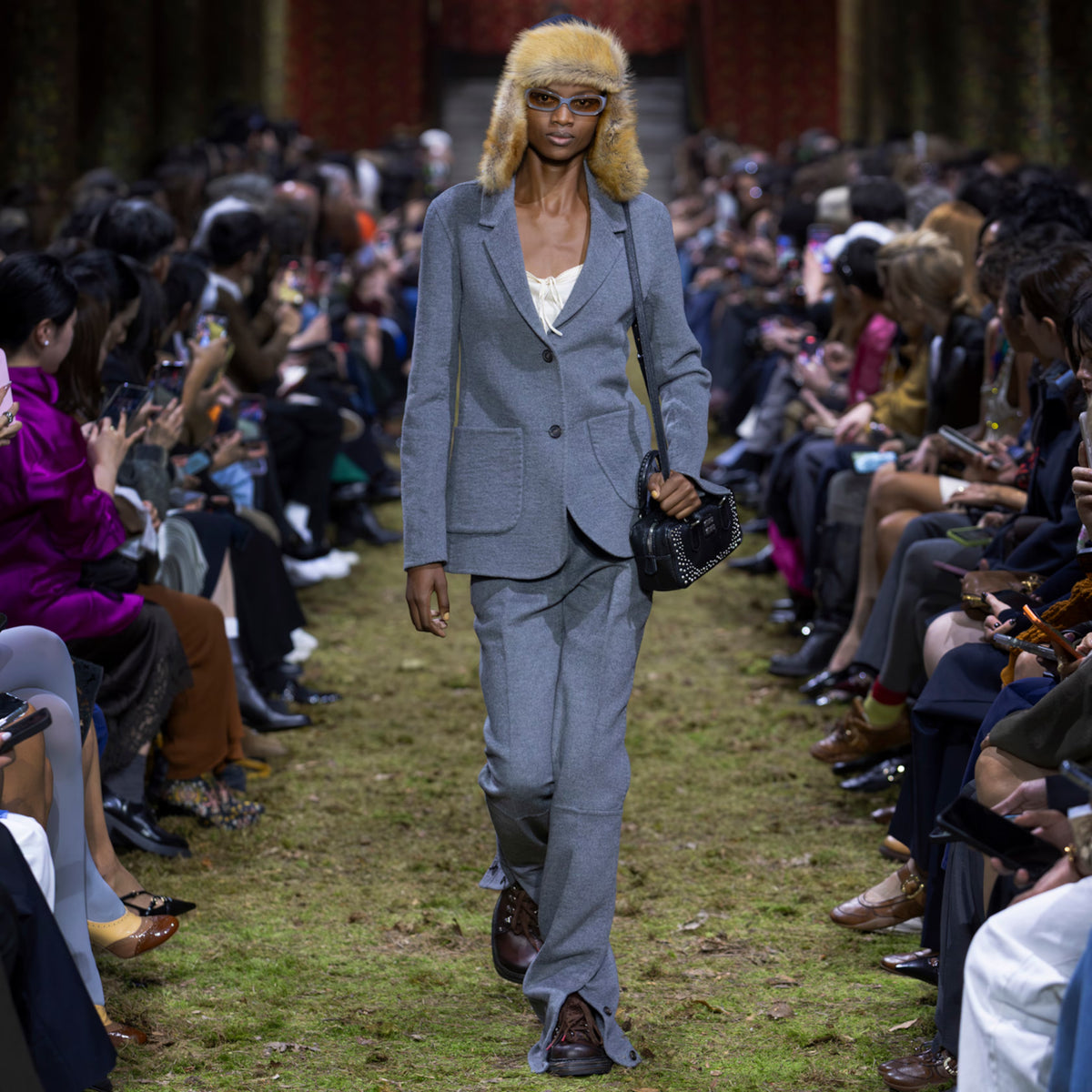 Miu Miu Runway SMUC07 Women Sky Blue / Tamarind Bio Gradient Sunglasses