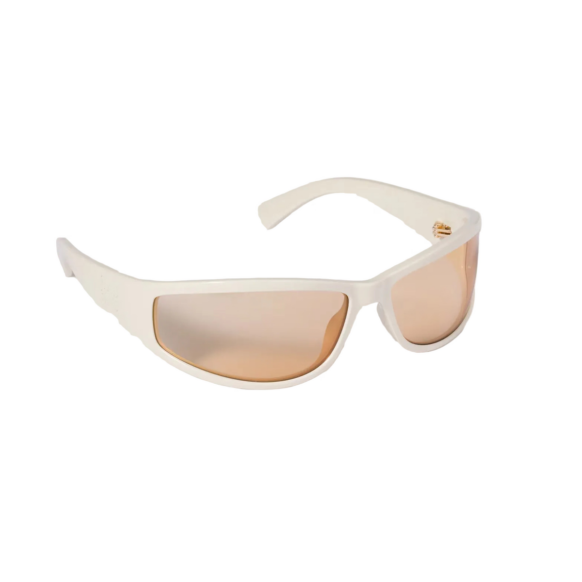 Miu Miu Eyewear Collection Women Milky White Wraparound Sunglasses