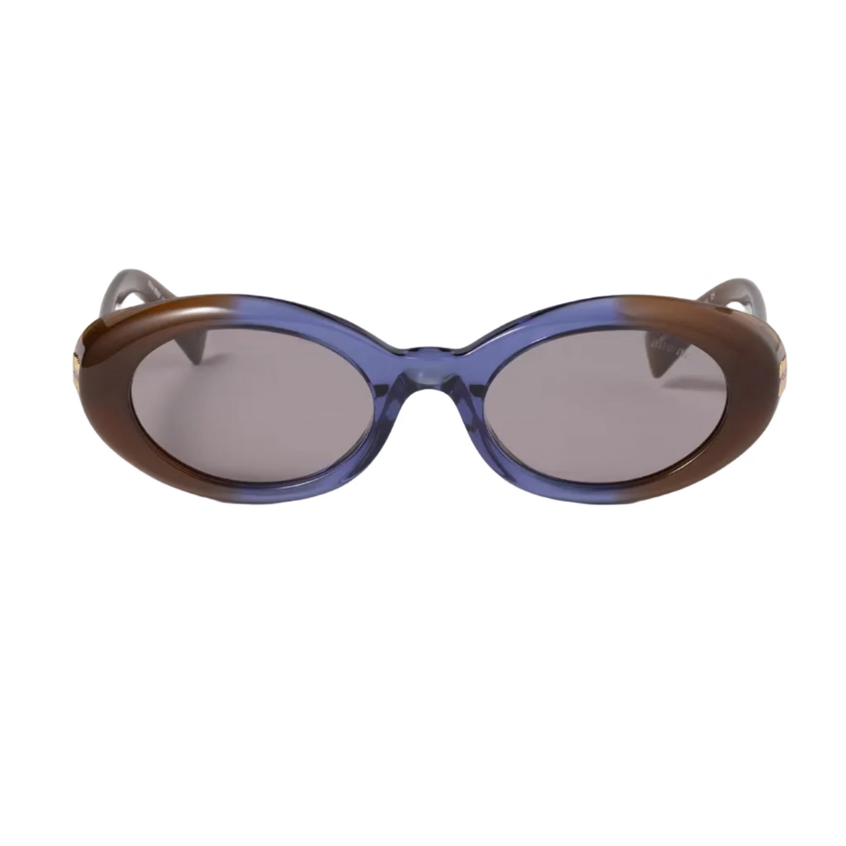 Miu Miu Women Rêverie Amber Opaline / Mauve Lenses Sunglasses