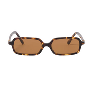 Miu Miu Regard MU 11ZS Women  Rectangular Honey Tortoiseshell / Camel Beige Sunglasses 