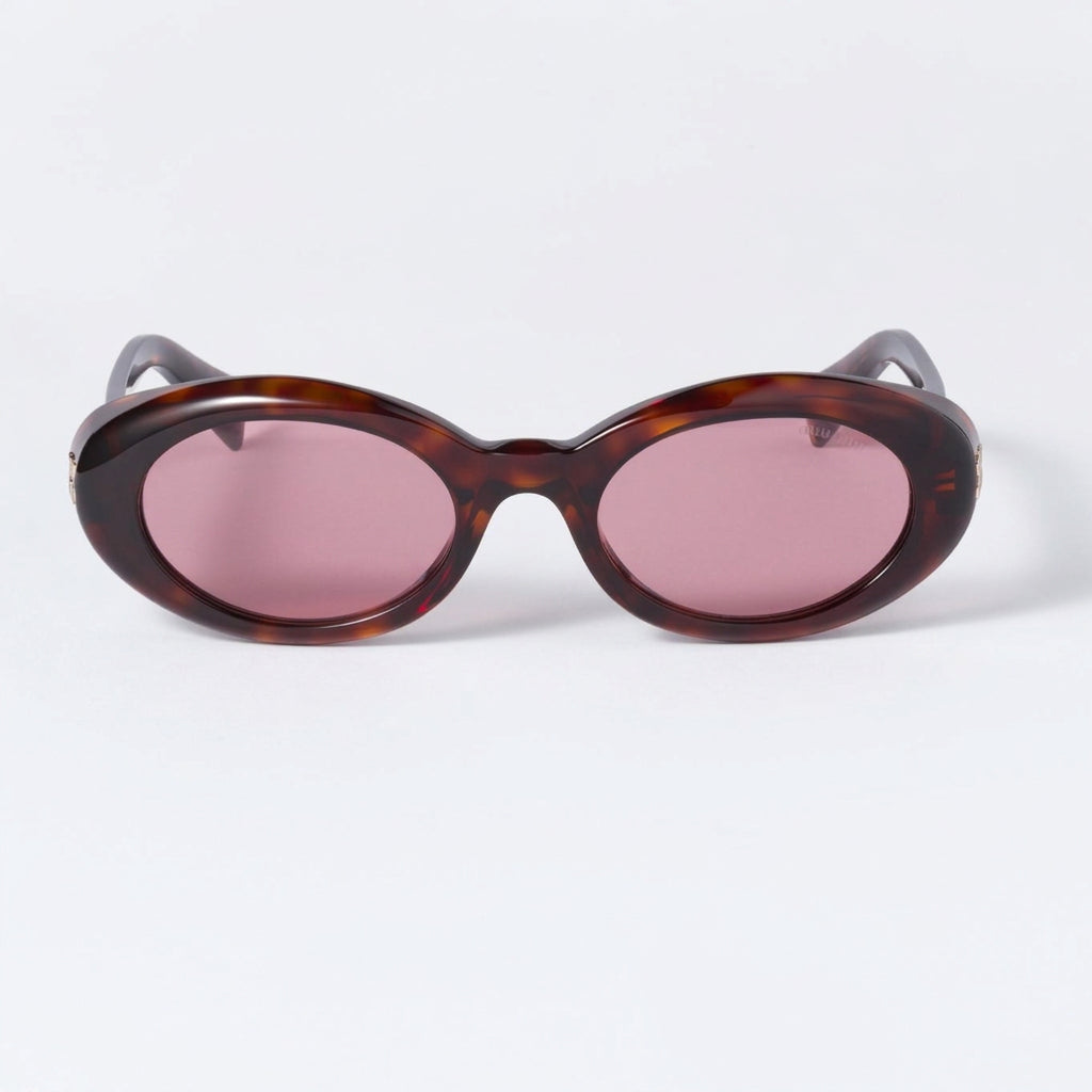 Miu Miu Women Rêverie Primrose Lenses Rust Tortoiseshell Sunglasses