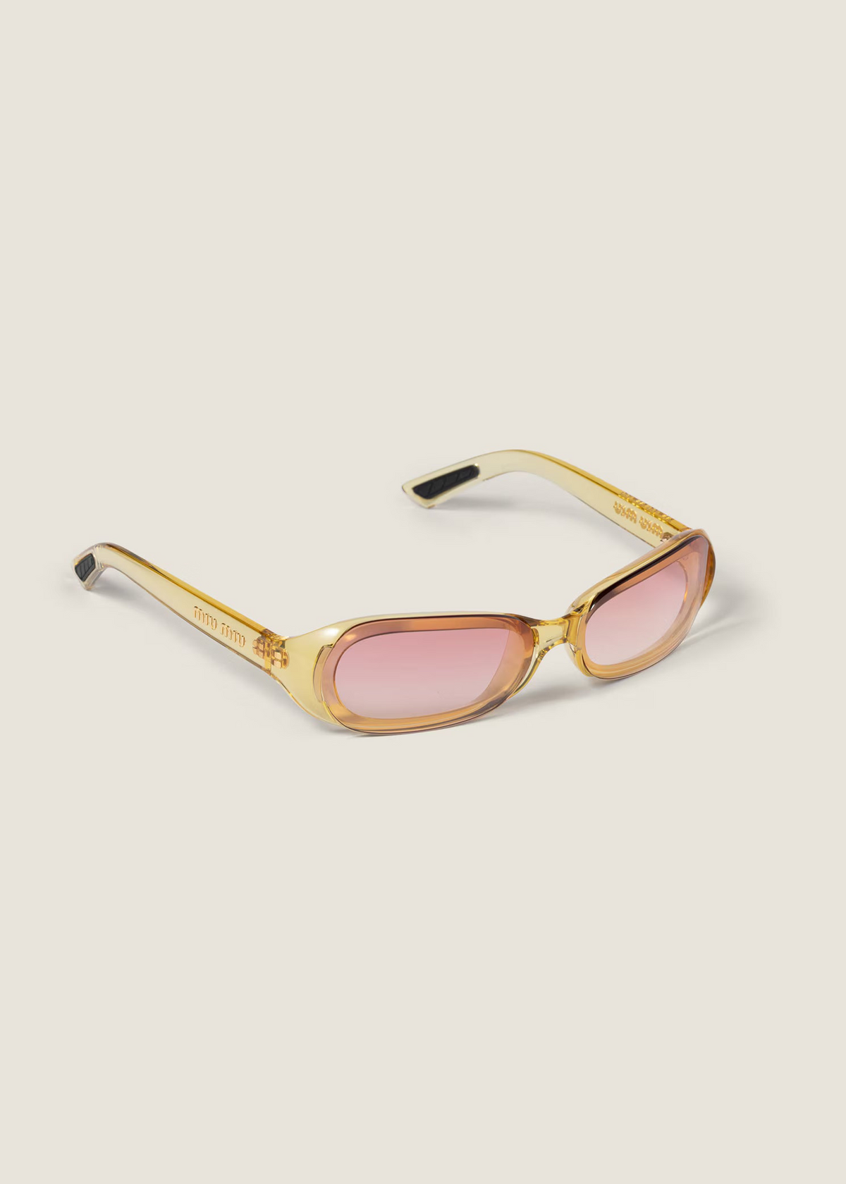 Miu Miu Runway SMUC07 Women Sunny Yellow / Peony Bio Gradient Sunglasses