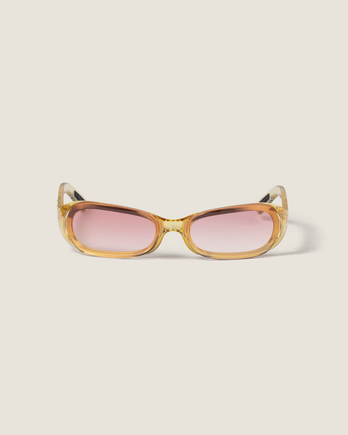 Miu Miu Runway SMUC07 Women Sunny Yellow / Peony Bio Gradient Sunglasses
