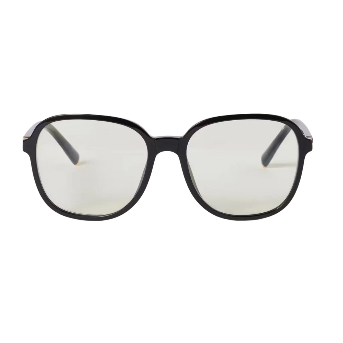 Miu Miu Regard MU B01S Women Oversized Pillow Black / Blue-Ray Transparent Sunglasses