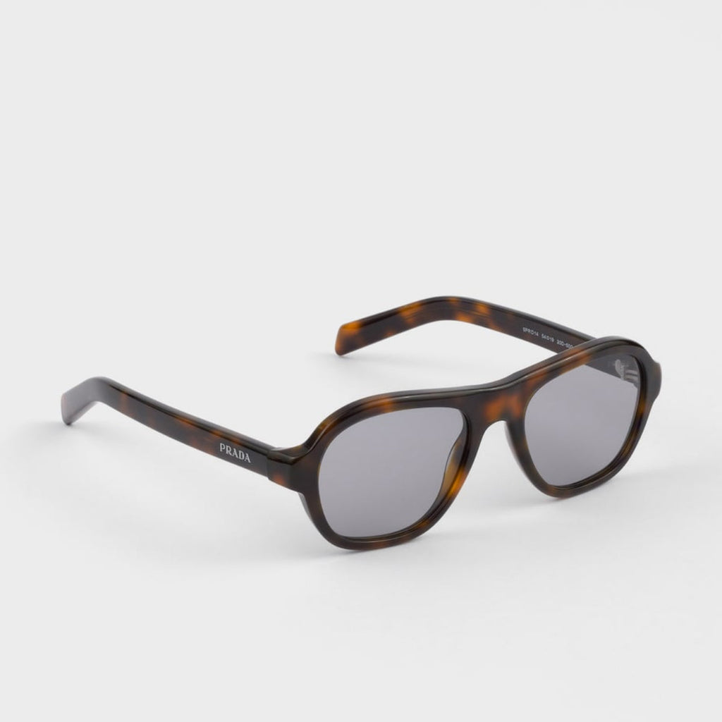 Prada Women Pilot Frame Mocha Brown Sunglasses