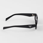 Prada Women Geometric Frame Shadow Gray Sunglasses