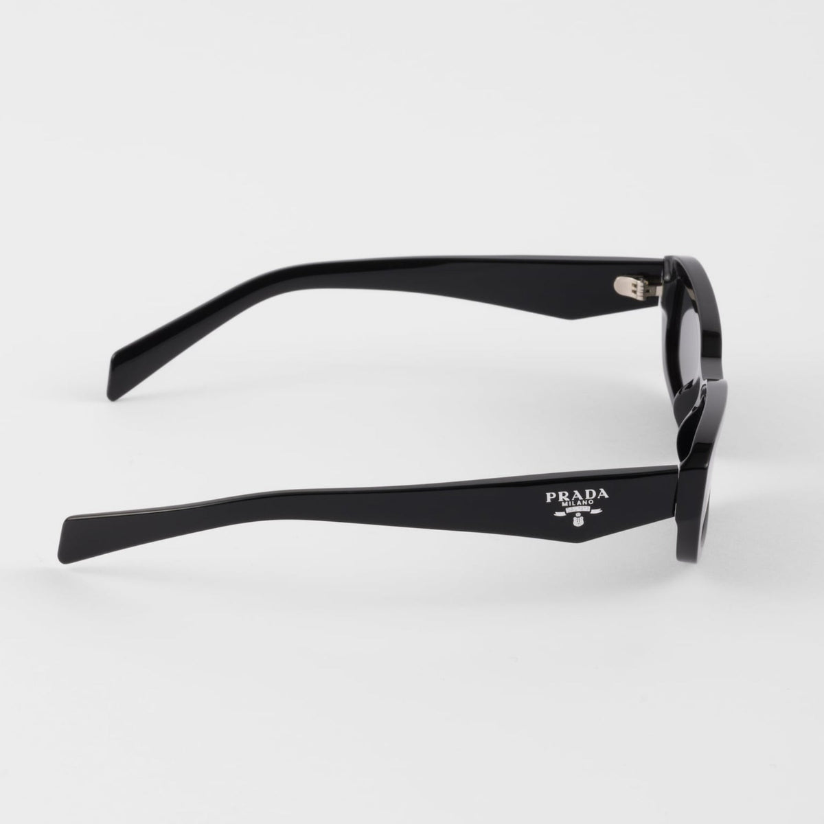 Prada Women Geometric Frame Shadow Gray Sunglasses