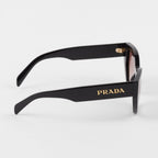 Prada Women Cat-Eye Frame Storm Black Sunglasses