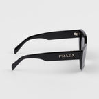 Prada Women Cat-Eye Frame Lava Black Sunglasses
