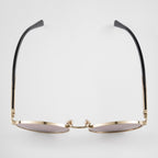 Prada Women Round Frame Matte Gold Sunglasses