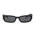 Prada Women Geometric Frame Shadow Gray Sunglasses