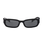 Prada Women Geometric Frame Shadow Gray Sunglasses