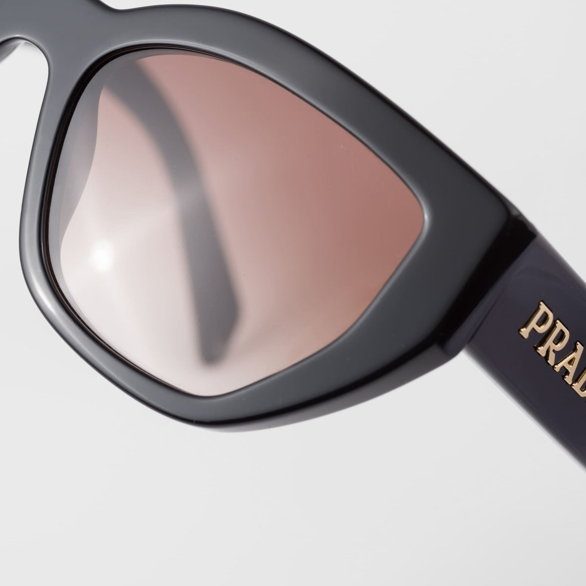 Prada Women Cat-Eye Frame Storm Black Sunglasses