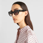 Prada Women Cat-Eye Frame Storm Black Sunglasses