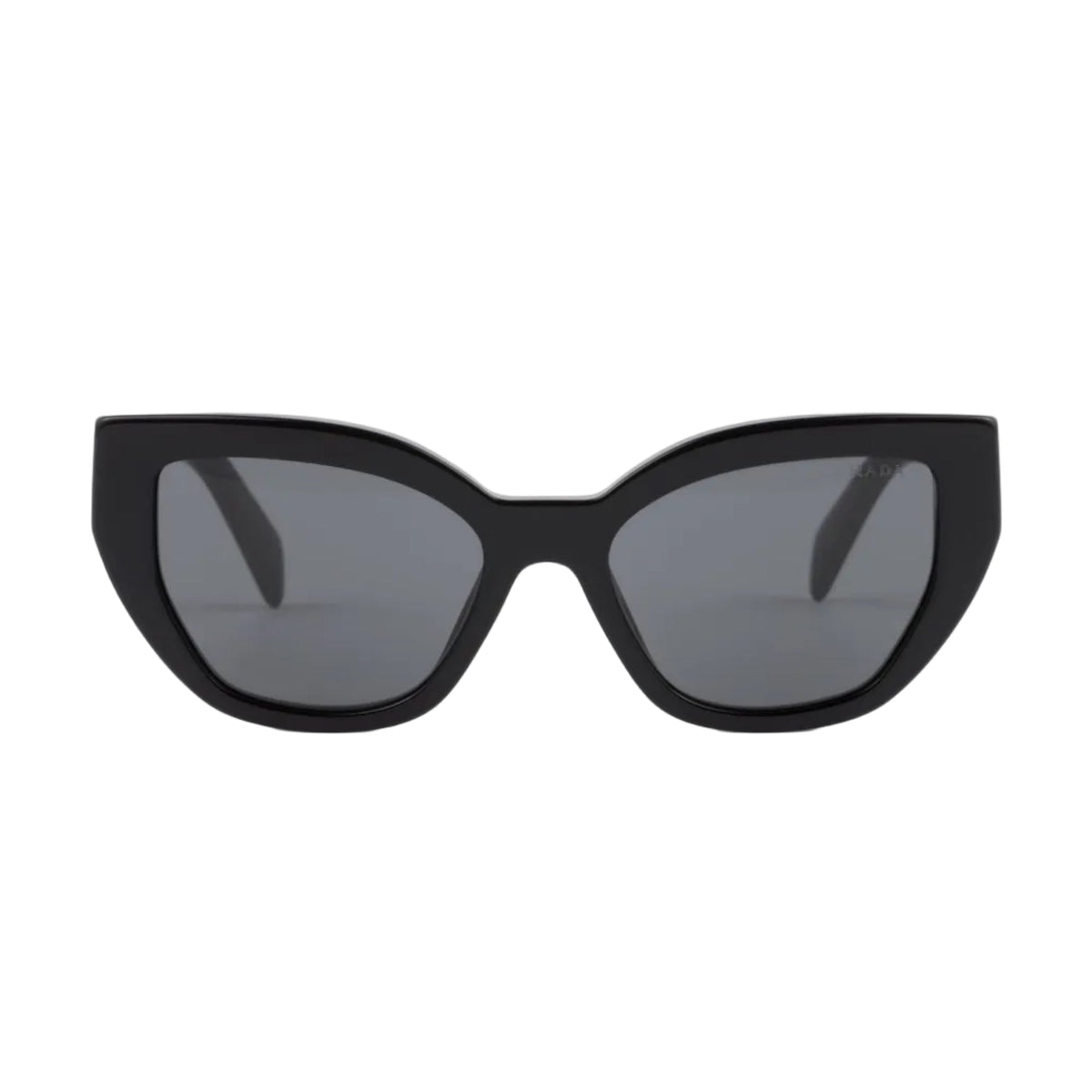 Prada Women Cat-Eye Frame Lava Black Sunglasses