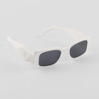 Prada Women Geometric Frame White Sunglasses